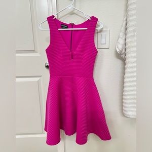 Bebe-Pink Cocktail Dress